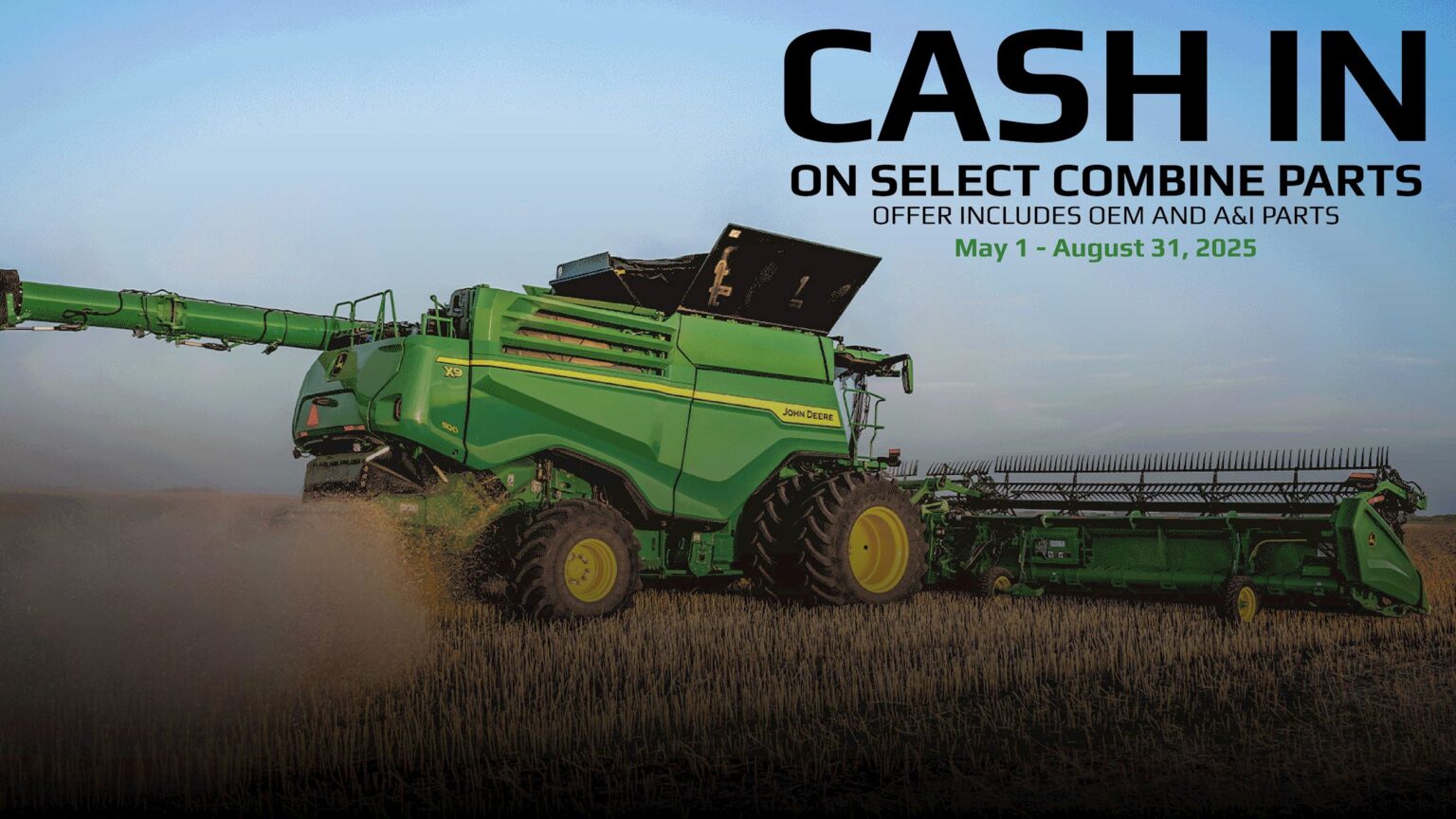 Cash In on Select Combine Parts | LandMark Implement