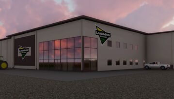 New LandMark Implement Inc. facility, commitment to the Hebron community