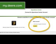 Connect Climate FieldView to John Deere Operations Center