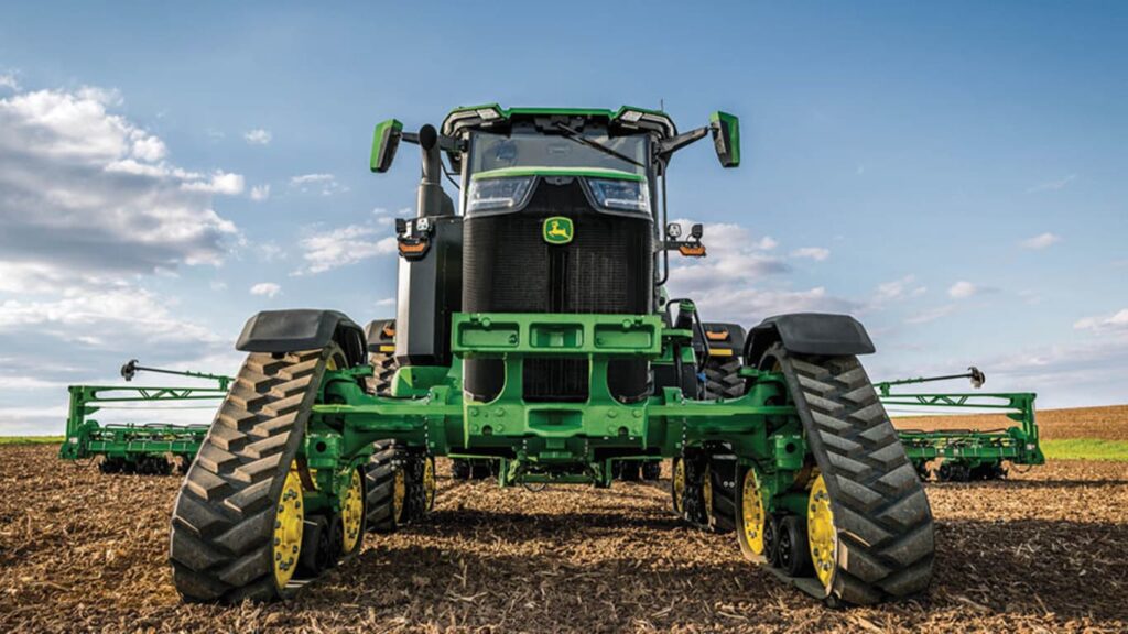 New John Deere 8RX 410 Four-Track Tractor at LandMark