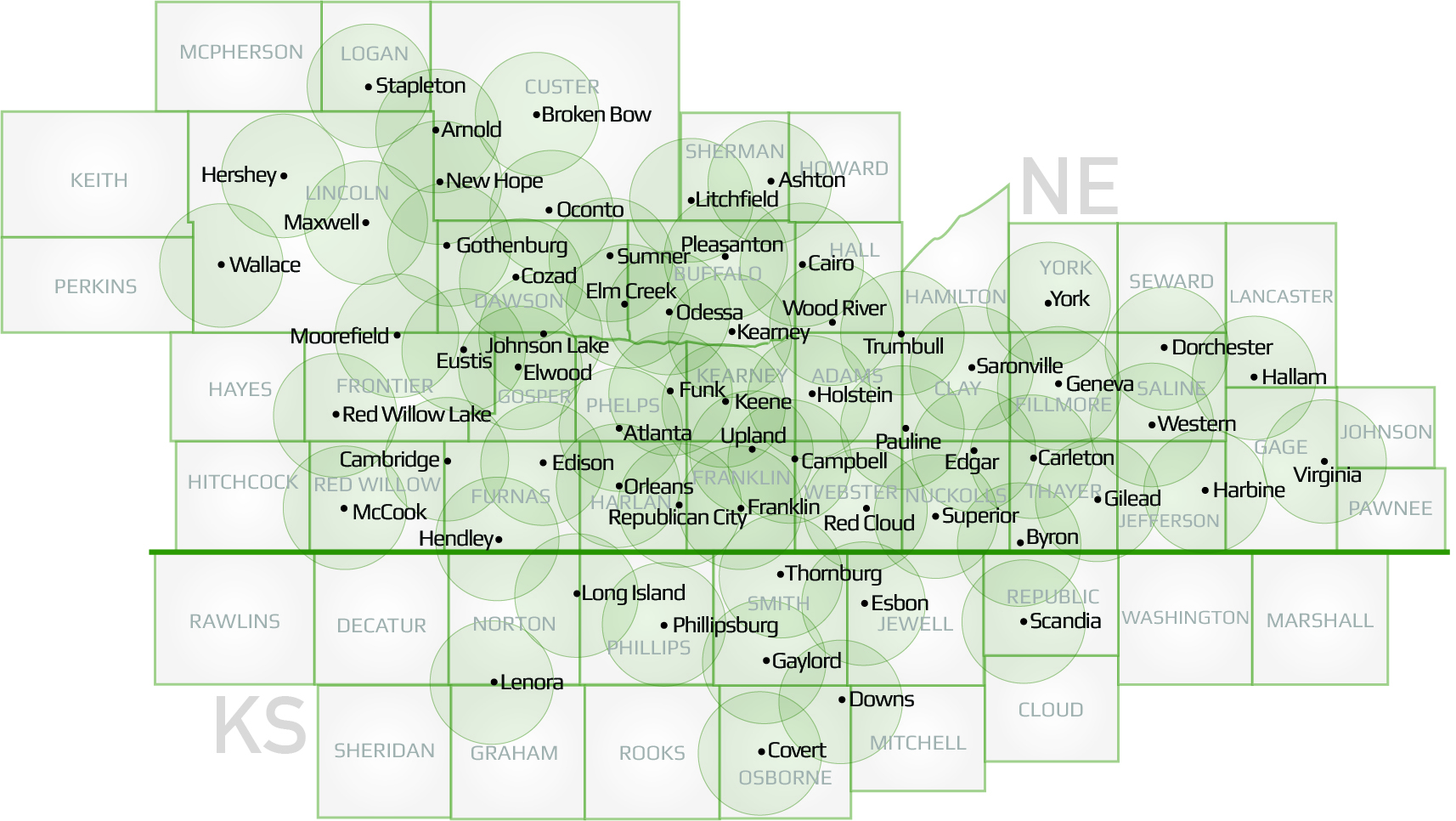 LandMark Implement RTK Base Station map